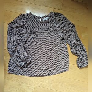 LOFT Print Women Blouse size MP